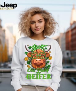 One Lucky Heifer St Patricks Day Cow shirt