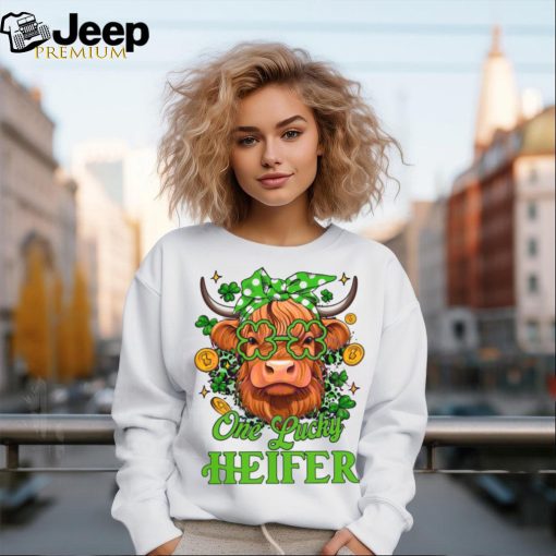 One Lucky Heifer St Patricks Day Cow shirt