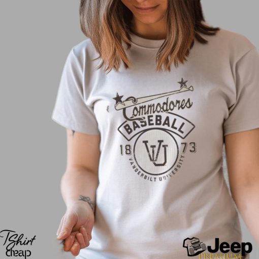 One Men’s Vanderbilt Commodores Ivory Baseball Logo T Shirt