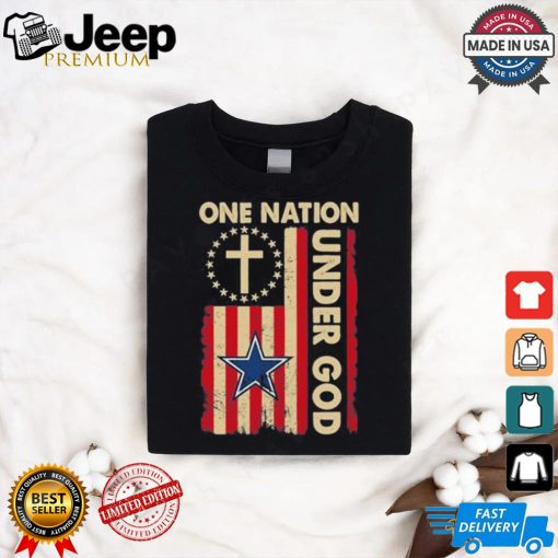 One Nation Under God Cowboy Logo Shirt