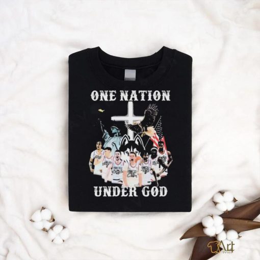 One Nation Under God Uconn Huskies Men’s Basketball Shirt