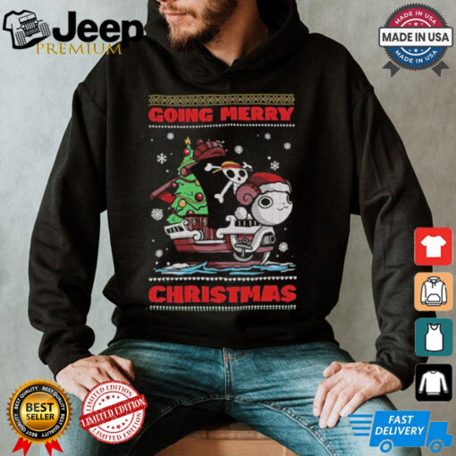 One Piece Going Merry ugly Christmas 2024 shirt