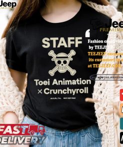 One Piece Staff Toei Animation Crunchyroll T shirt