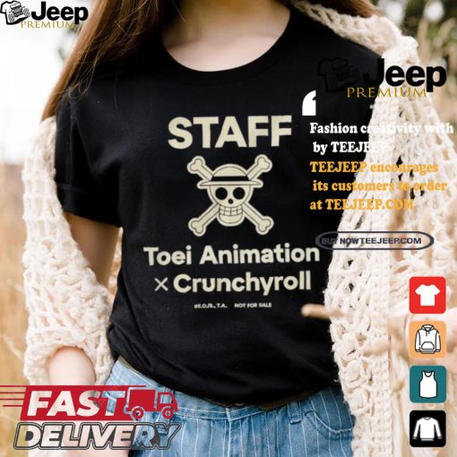 One Piece Staff Toei Animation Crunchyroll T shirt