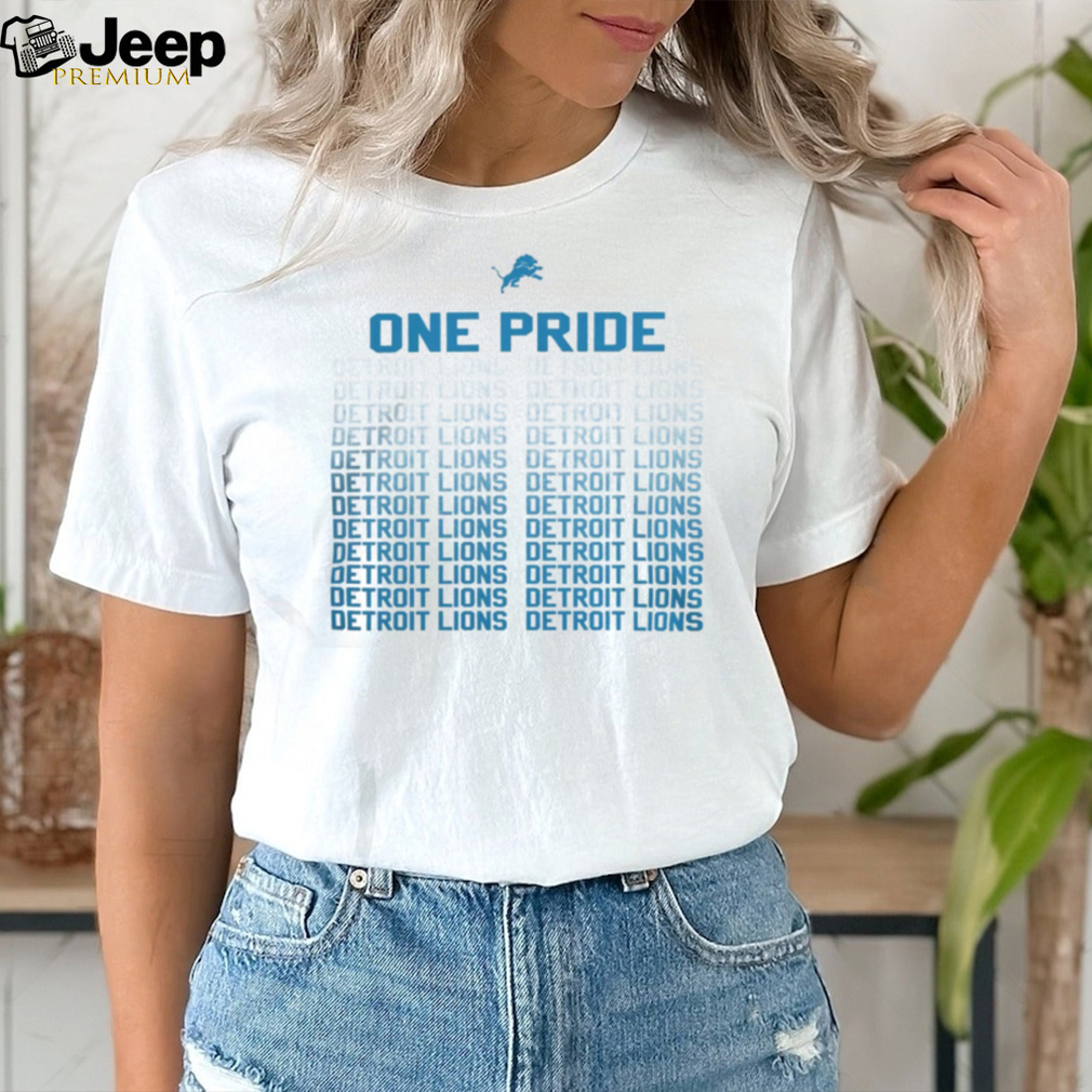 One Pride Detroit Lions Slogan 2024 Shirt
