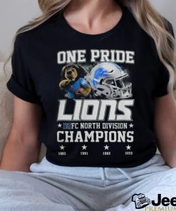 One Pride Lions NFC Champions 2023 Helmet Shirt