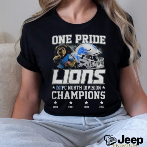 One Pride Lions NFC Champions 2023 Helmet Shirt