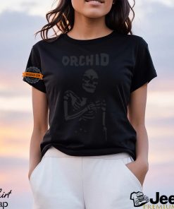 Orchid Chaos Skeleton Silver Shirt