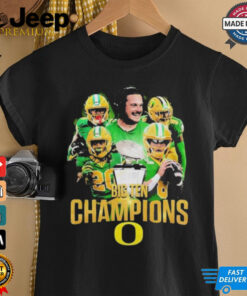 Oregon Ducks 2024 Big Ten Football Conference Champions Fighting Ducks T Shirts