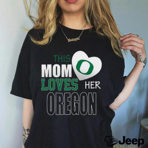 Oregon Ducks Mom Loves Mothers Day T shirt