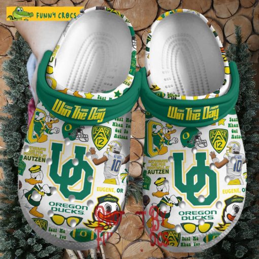 Oregon Ducks Past Hard Finish Win The Day Crocs Shoes