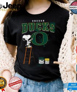 Oregon Ducks Snoopy Painting Shirt