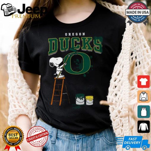 Oregon Ducks  Snoopy Painting Shirt