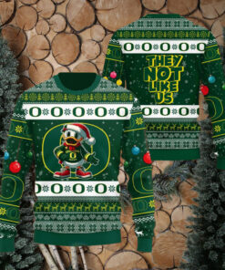 Oregon Ducks They Not Like Us Christmas Sweater1