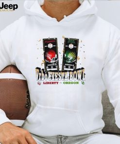 Oregon Ducks vs. Liberty Flames 2024 Vrbo fiesta bowl matchup unmatched excellence shirt