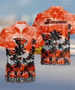 Oregon State Beavers Palms Tree Hawaiian Shirt