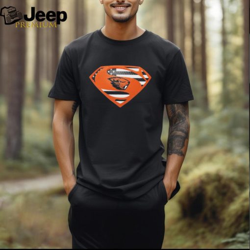 Oregon State Beavers Superman logo shirt