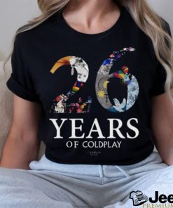 Original 26 Years Of Coldplay Coldplay Access T Shirt