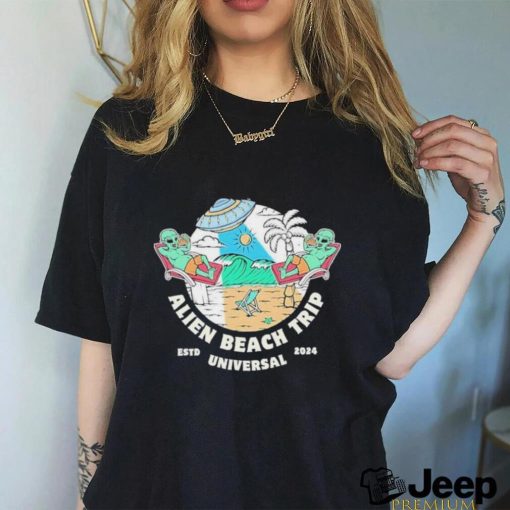 Original Alien Beach Trip Universal Estd 2024 T shirt