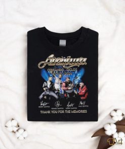 Original Aventura Cerrando Ciclos Tour 2024 Thank You For The Memories Signatures Shirt