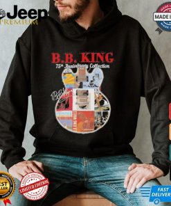 Original B.B. King 75th anniversary collection signatures guitar shirt