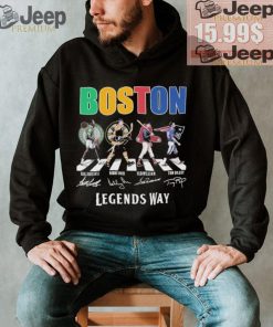 Original Boston Celtics Bruins Red Sox New England Patriots The Legends Way T Shirt