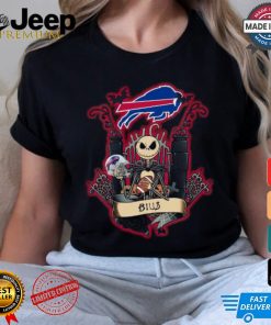 Original Buffalo Bills Jack Skellington The Night Before Happy Halloween 2024 Shirt