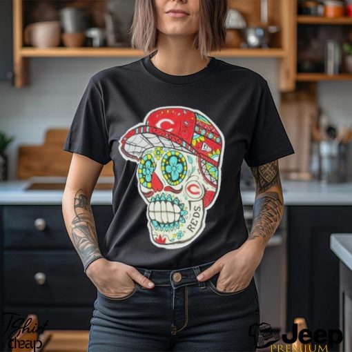 Original Cincinnati Reds Sugar Skulls T Shirt