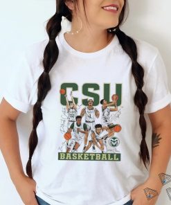 Original Colorado State NCAA Men’s Basketball Starting Five Signatures Shirt