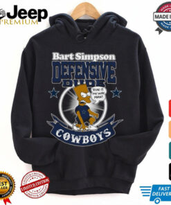 Original Dallas Cowboys NFL Bart Simpson Defensive Dude 2024 T shirt