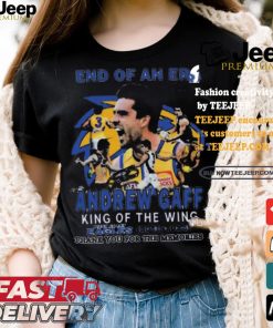 Original End Of An Era Andrew Gaff King Of The Wing 2019 2024 Thank You For The Memories T Shirt