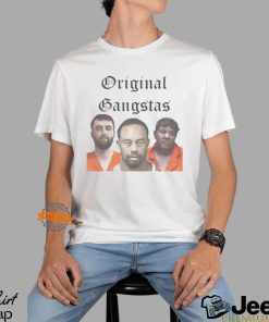 Original Gangstas Golf Legends Mugshot Scheffler Woods & Daly shirt