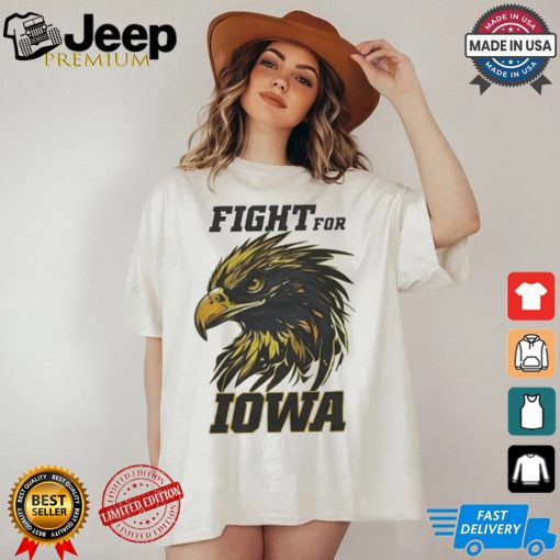 Original Iowa hawkeyes 2024 fight for iowa mascot shirt