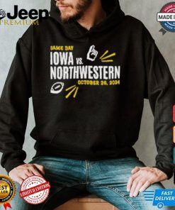 Original Iowa vs Northwestern October 26 2024 Game Day shirt