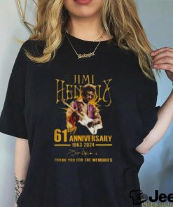 Original Jimi Hendrix 61st Anniversary 1963 2024 T Shirt