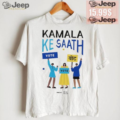 Original Kamala Ke Saath Desis Decide 2024 Shirt