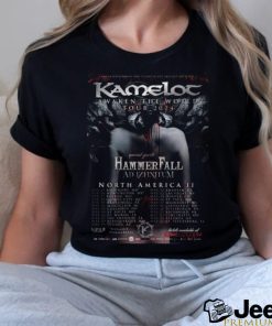Original Kamelot Awaken The World Tour 2024 Special Guests Hammer Fall Ad Infinitum T Shirt