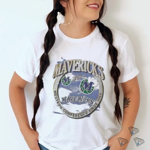 Original Mitchell & Ness Tan Dallas Mavericks Hardwood Classics Vintage Soul Crown Jewels Shirt