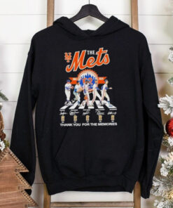 Original New York Mets Baseball Team Abbey Road 1962 2024 Signature Thank You For The Memories Shirt