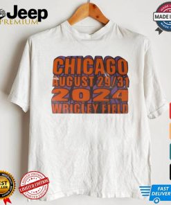 Original Pearl Jam Chicago august 29 31 2024 Wrigley Field Logo shirt