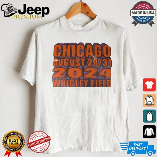 Original Pearl Jam Chicago august 29 31 2024 Wrigley Field Logo shirt