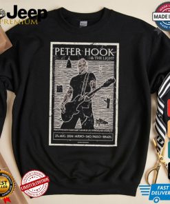 Original Peter Hook And The Light In Brazil August 27, 2024 Audio, Sao Paulo Poster shirt