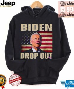 Original Retro biden drop out democratic party shirt