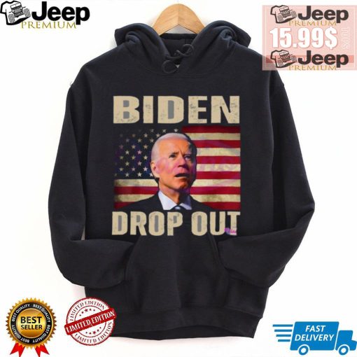 Original Retro biden drop out democratic party shirt