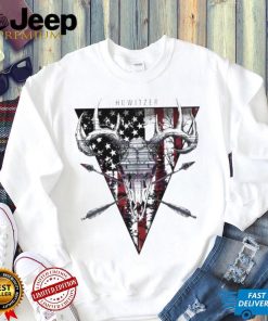 Original Retro howitzer deer American flag 2024 shirt