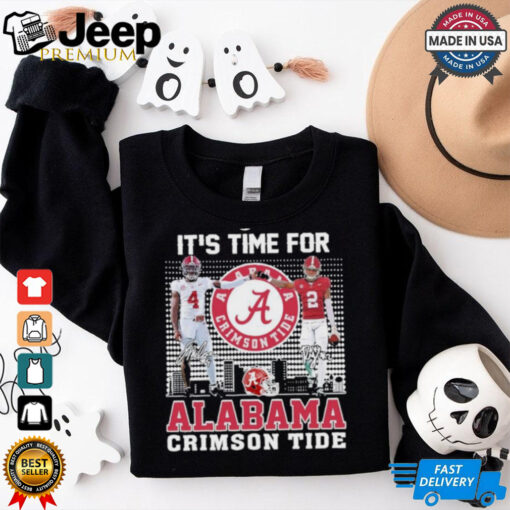 Original Ryan Williams And Jalen Milroe It’s Time For Alabama Crimson Tide Christmas shirt