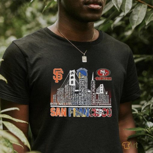 Original San Francisco Sport Teams Players City Skyline Shirt