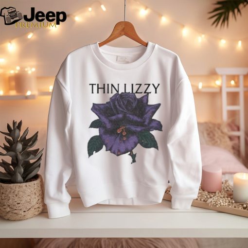 Original Thin Lizzy Black Rose Flourish Shirt