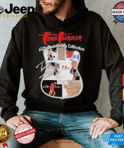 Original Tina Turner 65th anniversary collection signatures guitar shirt