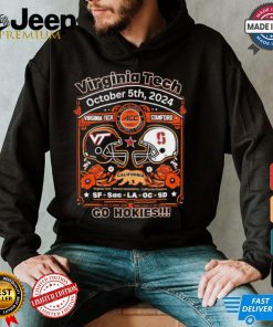 Original Virginia Tech Hokies vs Stanford Cardinal 2024 gameday shirt